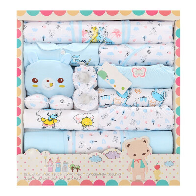 

18Pcs Infant Sets Baby Boy Girl Autumn Warm Pajamas Sleepwear Cartoon Pattern Hat Socks Clothes Sets