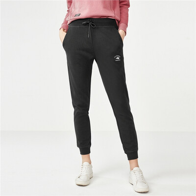 

Giordano Womens Casual Pants Womens Letters Drawstring Waist Pants Feet 13418901 11 Logo Black Small Size 15558A