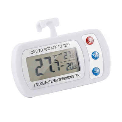 

Digital Refrigerator Hanging Thermometer Waterproof Freezer Room Temperature Gauge LCD -20℃ 50 ℃ Measurement