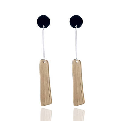 

Rock Punk Long Stick Earrings Drop Metal Long Dangle Earrings Women Girls Bohemian Earrings
