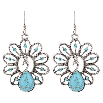 

Fashion Novelty Boho Gypsy Unique Turquoise Earrings