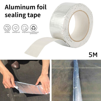 

5M Seal Rubber Aluminum Foil Tape Waterproof Sealing Leak Patching Plugging Tape Super Strong Waterproof Tape