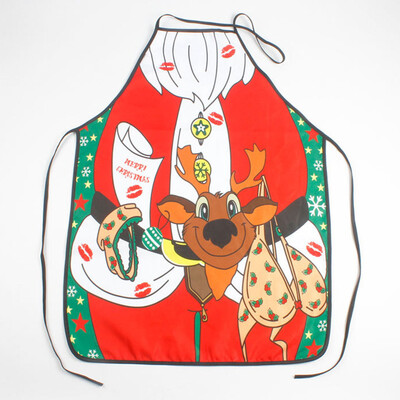 

Women Sexy Apron Cartoon Funny Christmas Aprons Holiday Party Decorations DIY