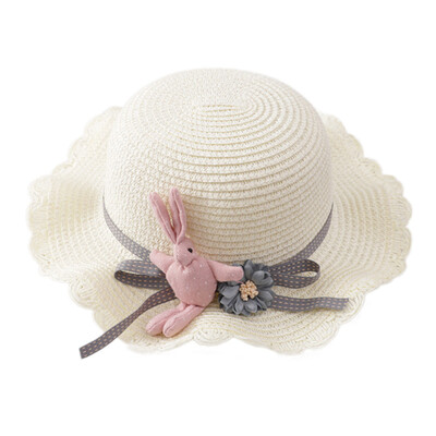 

Summer Newborn Photography Props Baby Girl Sun Hat Baby Hat Cap Cotton Kids Floral Beach Bucket Girls Hats