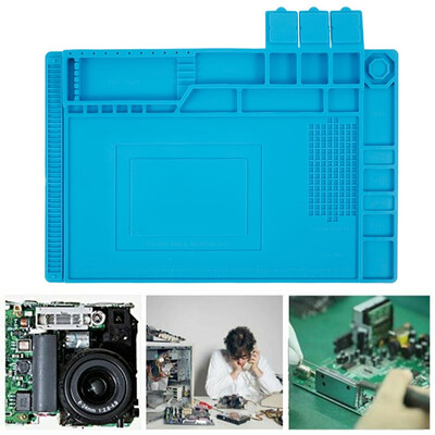 

48x30cm Magnetic Heat Insulation Silicone Pad Desk Mat for Soldering Repair