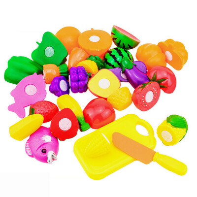 

Tailored 16PCS Cutting Fruit Vegetable Food Pretend Play Children Kid Educational Toy