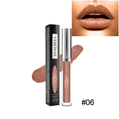 

Beauty Makeup Waterproof Matte Liquid Lipstick Moisturizer Smooth Lip Stick Long Lasting Lip Gloss Cosmetic