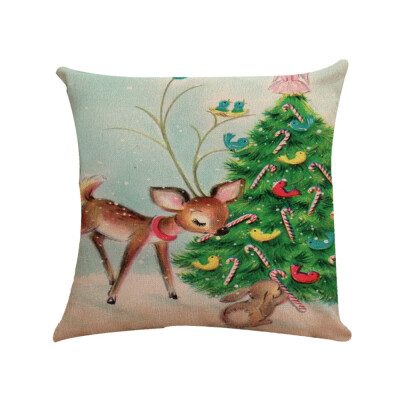 

Tailored Christmas Christmas Cushion Cover Throw Pillow Case Sofa Bed Home Decor