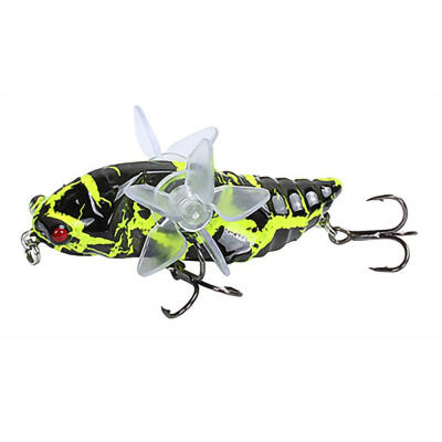 

Topwater Insect Fishing Lure Minnow Trolling Wobbler Crankbait Whopper Plopper Bait Artificial Hard Lure Catfish Pike Crap