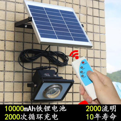 

Manufacturers wholesale high power solar projection outdoor radar induction 40LED garden remote control street light spotlight