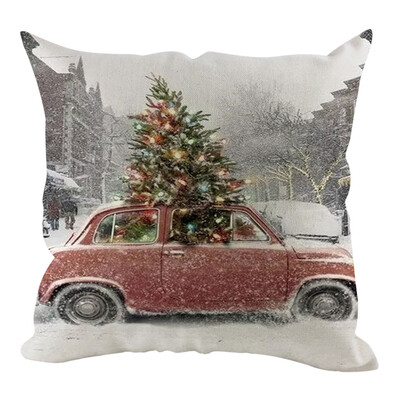 

〖Follure〗Christmas Pillow Cover Pillowcases Decorative Sofa Cushion Cover Home Decoration