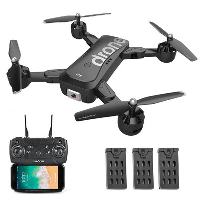 

F88 RC Drone with Dual Camera 1080P Image Follow Optical Flow Positioning APP Gesture Control Foldable Quadcopter Drone for Adult