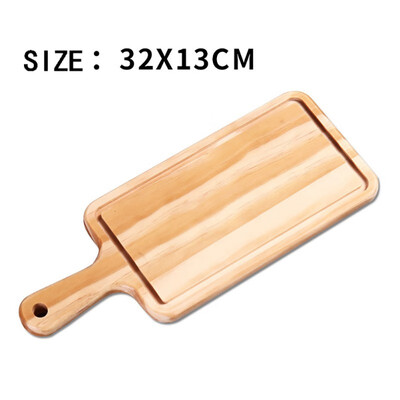 

Wood Chopping Blocks Reusable Rectangle Cutting Board Bread Cheese Sushi And Pizza Tray Wooden Fruit Cutting Board