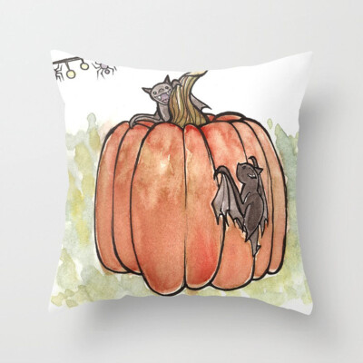 

Halloween Pillowcase Fall Decor Pillow Case Sofa Waist Throw Cushion Cover Home Decor