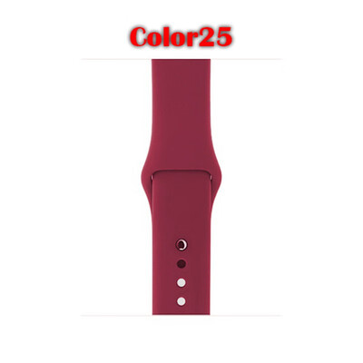 

Silicone Sports Band for Apple Watch Series 123 38MM 42MM Rubber Watchband for iWatch Volt series 4 40mm 44mm