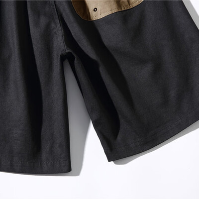 

Gobestart Mens Pocket Short Pants Casual Solid Color Straight Slim Fit Trousers Jeans