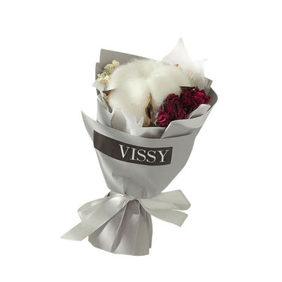 

In-car Dried Flowers Wrapped with Paper Arts&Crafts Mini Bouquet Gift Box Christmas Party Wedding Decoration