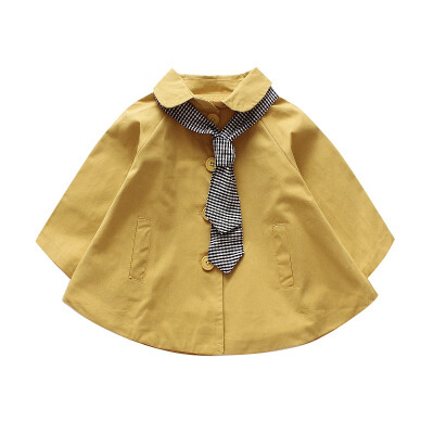 

Children bat shirt Jackets Cotton Children Full Sleeve windbreaker jacket with scarf Korean Style Solid Color