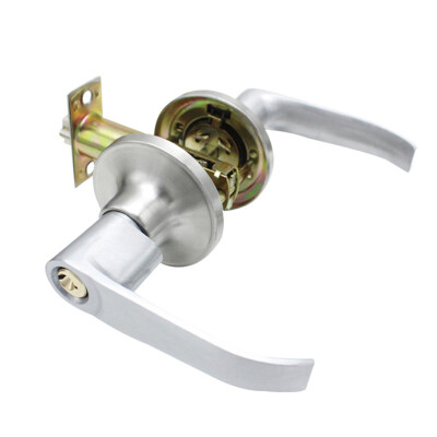 

Entrance Lever Door Handle Office Front Door Gate Entry Zinc Alloy Bedroom Living Room Lock 30-50mm