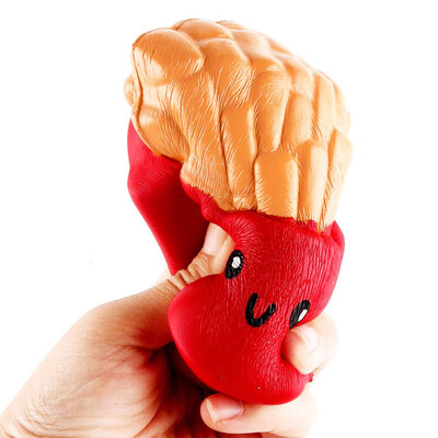 

YIWULA12CM French Fries Cream Scented 6 Second Slow Rising Toy