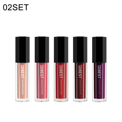 

5Pcs Long Lasting Non-sticky Lip Gloss Matte Velvet Liquid Lipsticks Makeup