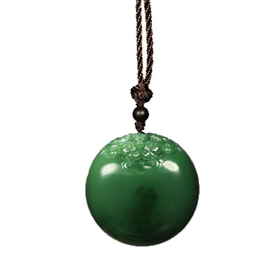 

WANYANSHAOHUA Russian Hetian Biyu pendant decoration jewelry 18339-8066