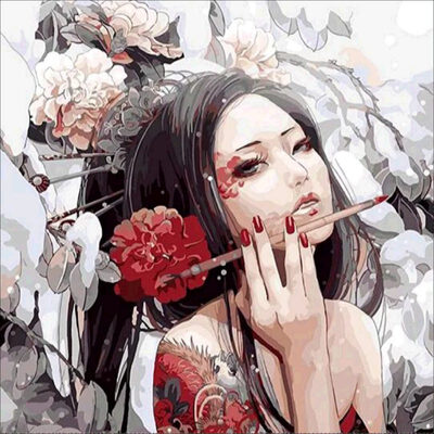 

Retro Portrait Diamond Painting Embroidery Cross Stitch With Rhinestone Delicate DIY Home Decoration Handmade Craft Gift