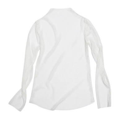 

See Through Hollow Out Mesh Sexy Women T Shirt Long Sleeve Shirt Fashion Lady Top Summer Clothes