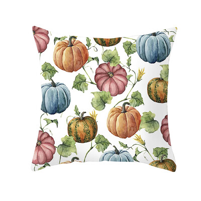 

Siaonvr Fall Halloween Pumpkin Pillow Case Waist Throw Cushion Cover Sofa Home Decor