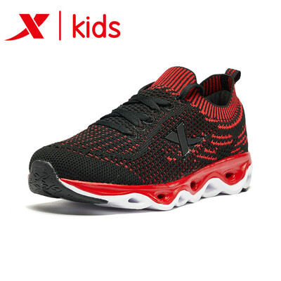 

Special step childrens shoes boys non-slip shock absorption running shoes 2019 spring new childrens shoes in the big childrens sports shoes 681115119163 black red 33