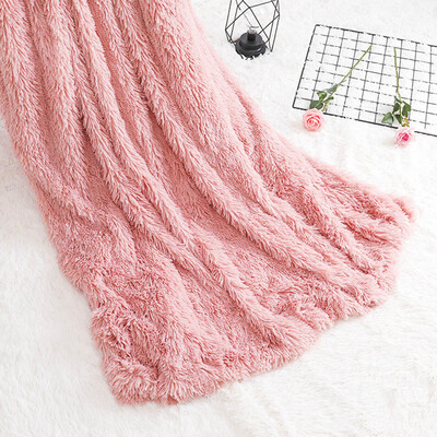 

Toponeto Large Soft Warm Shaggy Faux Fur Throw Blanket Sofa Double King Bed Blanket