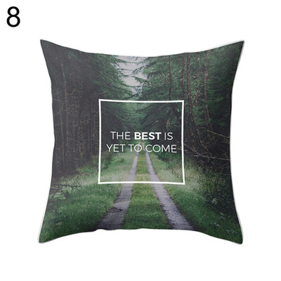 

Mountain Forest Path Tree Pillow Case Cushion Cover Sofa Bed Car Office Decor
