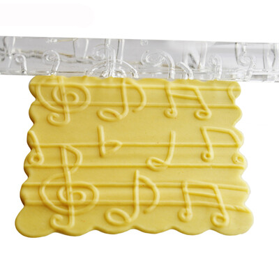 

Siaonvr Embossing Acrylic Rolling Pin Fondant Sugar Craft Cake Baking Decorating Tool