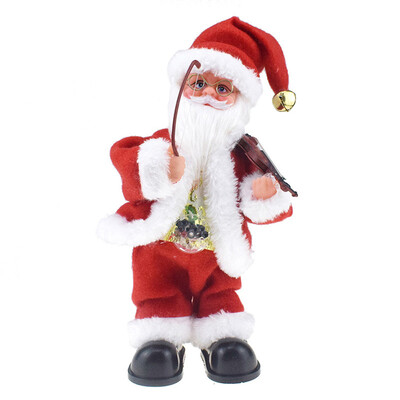 

YIWULAChristmas violin Electric Toy Xmas Dancing&Musical Electric Toy GiftSanta