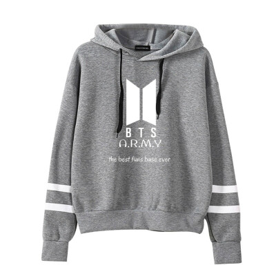 

Herqw61 Womens Girls Kpop BTS Print Fans Hoodie Hip Hop Pullover Sweatshirt Jung Kook Jimin Suga V