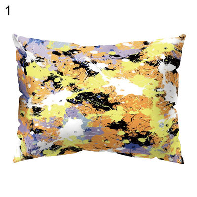 

Multicolor Flower Lemon Note Pillow Case Sofa Bed Car Cafe Decor Cushion Cover