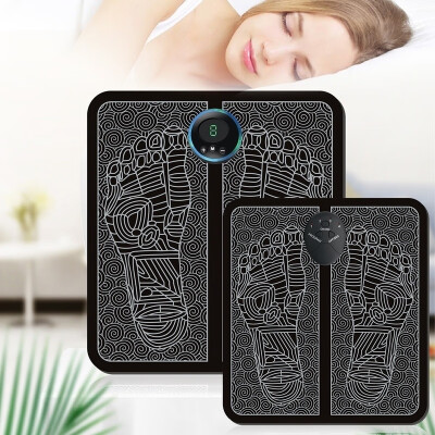 

EMS Foot Massager Pulse Massager Multi-Modes Physiotherapy Electric Foot Massage Cushion BatteryUSB Charging