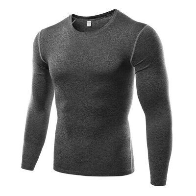

Mens Compression Tops Long Sleeve Quick Dry T-Shirts Skinny Shirt Base Layer Clothing