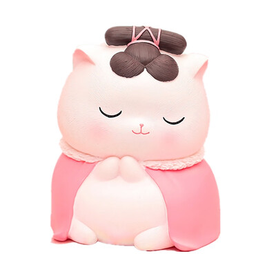 

Palace Style Cats Piggy Bank Cute Miniature Resin Piggy Bank Ornaments Gift Crafts Home Decorative Ornaments