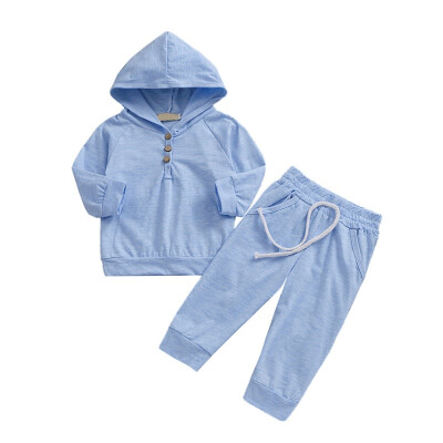 

Newborn Baby Girls Clothes Autumn Baby Boys Clothes HoodiesPants 2pcs Outfit Suit Costume Infant Clothing For Baby Sets