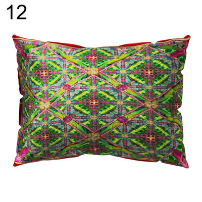 

Flower Rhombus Plaid Triangle Pillow Case Cushion Cover Sofa Bed Car Cafe Decor