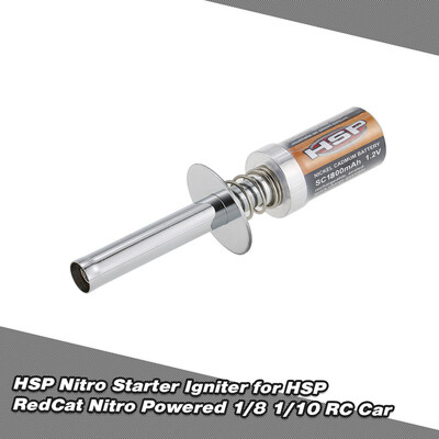 

HSP Nitro Starter Kit Glow Plug Igniter for HSP RedCat Nitro Powered 18 110 RC Car