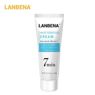 

LANBENA Hair Removal Cream Women Skin-Friendly Depilatory Cream Natural Painless Hair Removal Cream with Plastics Scraper