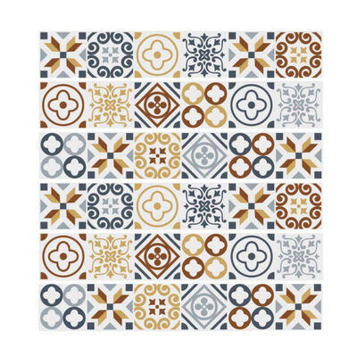 

6PcsSet Traditional Tile Sticker Kitchen Waterproof Wall Stickers Bathroom Self Adhesive Removable DIY Wall Decals