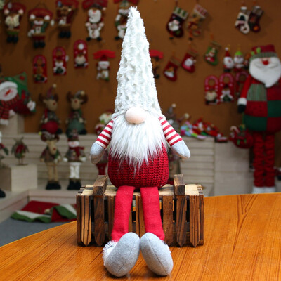 

Gobestart Santa Cloth Doll Birthday Present For Home Christmas Holiday Decoration