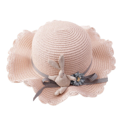 

Summer Newborn Photography Props Baby Girl Sun Hat Baby Hat Cap Cotton Kids Floral Beach Bucket Girls Hats