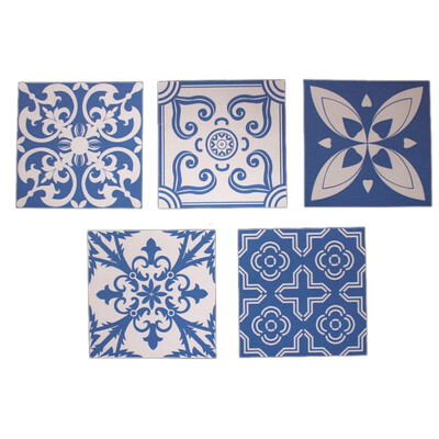 

Moroccan Style DIY Mosaic Wall Tiles Stickers Waist Line Wall Sticker Kitchen Adhesive Bathroom Toilet Waterproof PVC Wallpapers