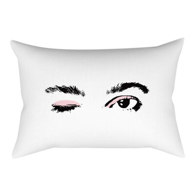 

〖Follure〗Eyelash Out Soft Velvet Cushion Cover 30x50cm Marble Pillow Cases