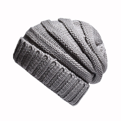 

Tailored Unisex Women Men Mixed Color Winter Plus Outdoor Thick Plaid knit Warm Hat Cap