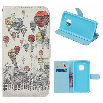 

MOONCASE Moto G5 PLUS Painted Pattern Holster - Balloon